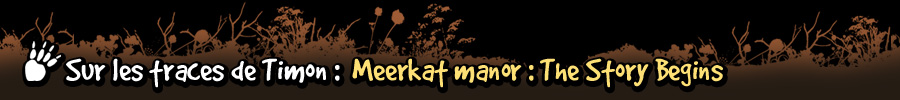 Sur les trace de Timon la mangouste : Meerkat Manor The story Begins